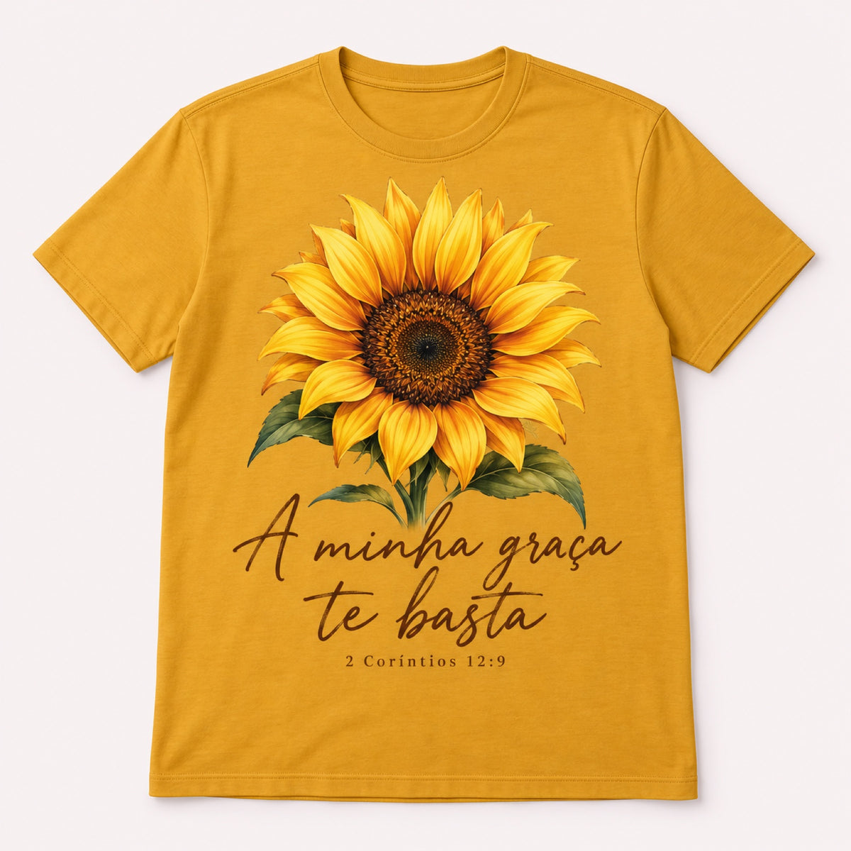 Camiseta Girassol da Graça – Amarela – frente