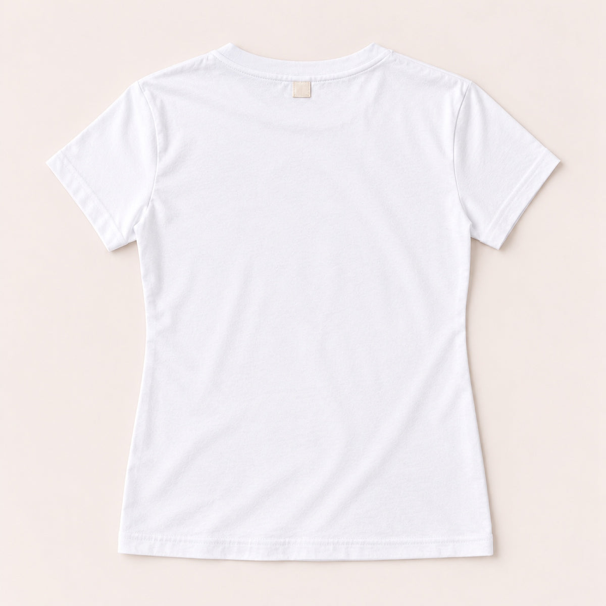 Baby Look Amados por Deus – Branca – costas