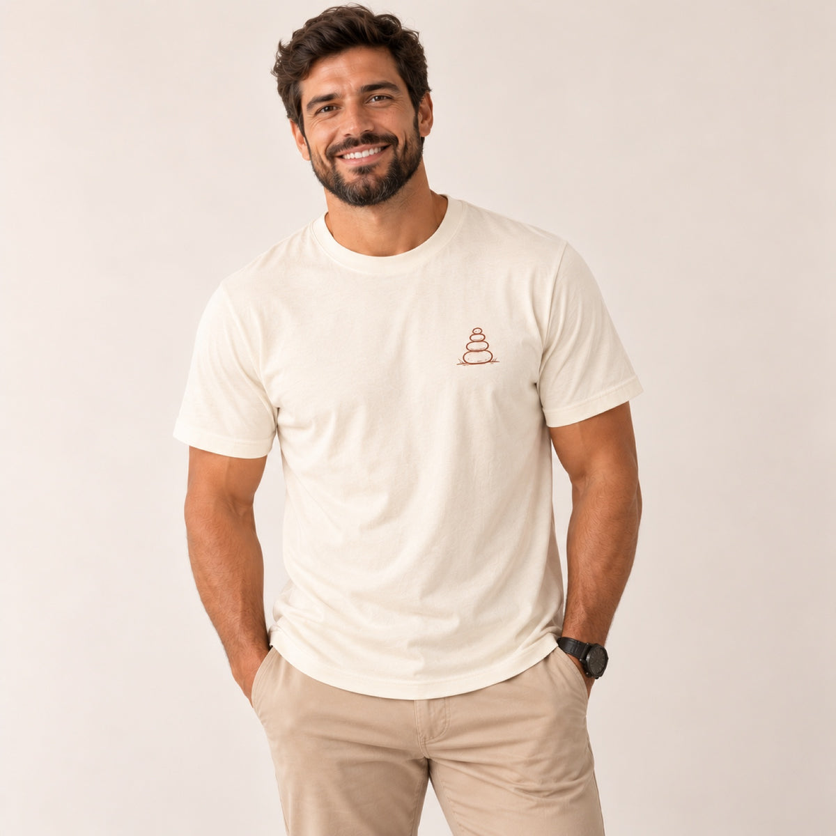 Camiseta Ebenézer – Off-white – vestida