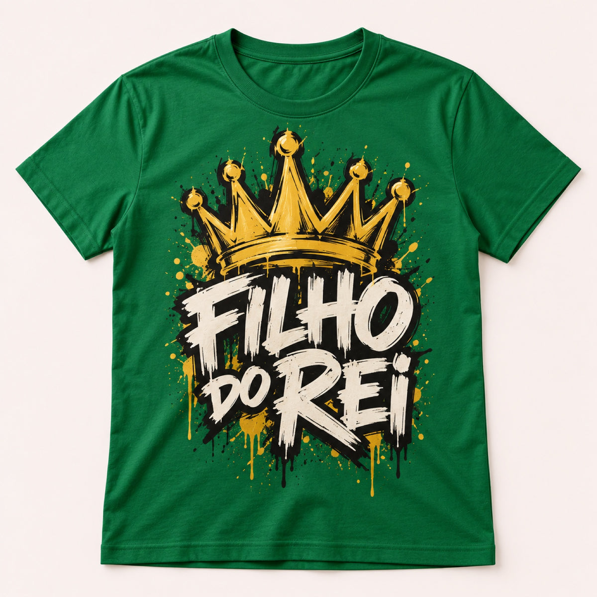 Camiseta Filho do Rei – Verde – frente