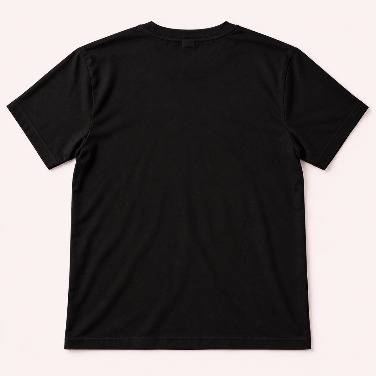 Camiseta Básica Cruz Dourada – Preta – costas